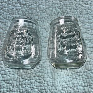 Clear Embossed Glass Tumbler Set - Pack of 2
